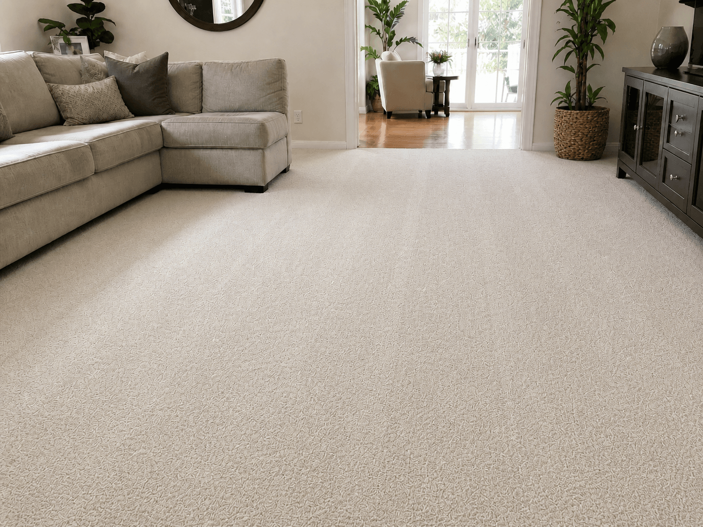 Before and after end of lease carpet cleaning result